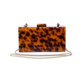 Margot Leopard Evening Bag