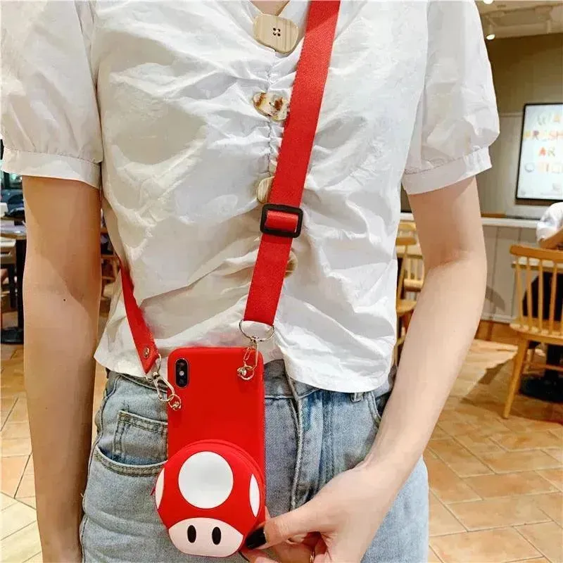 Mario & Mushroom Phone Case (For iPhone)