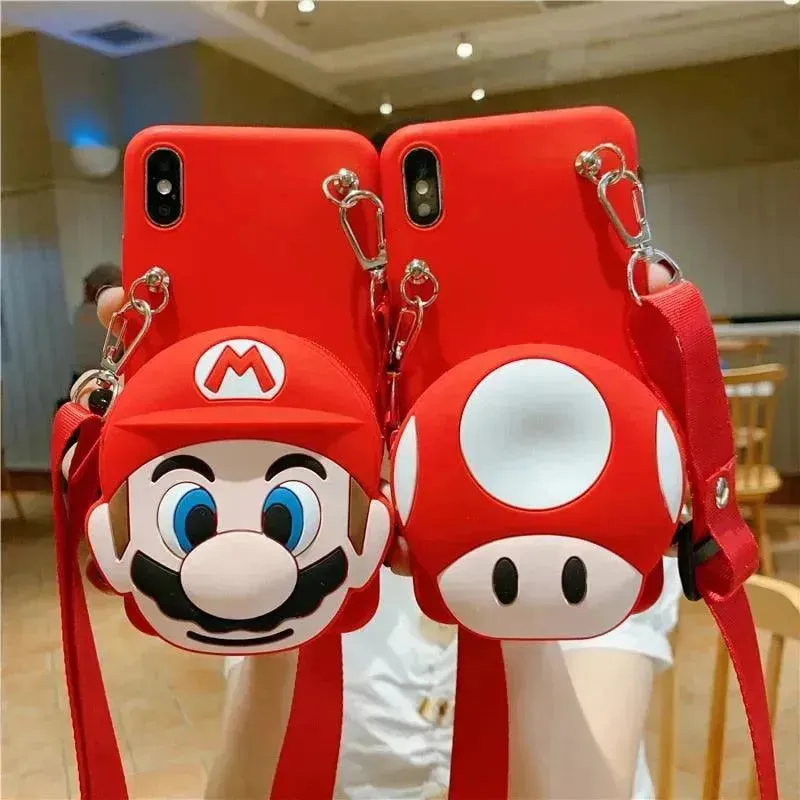 Mario & Mushroom Phone Case (For iPhone)