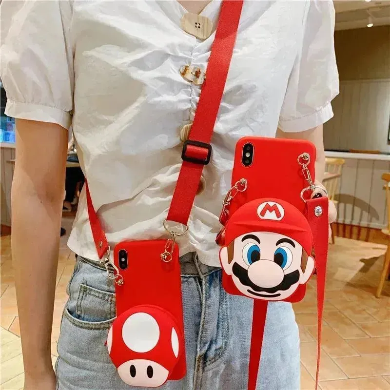 Mario & Mushroom Phone Case (For iPhone)