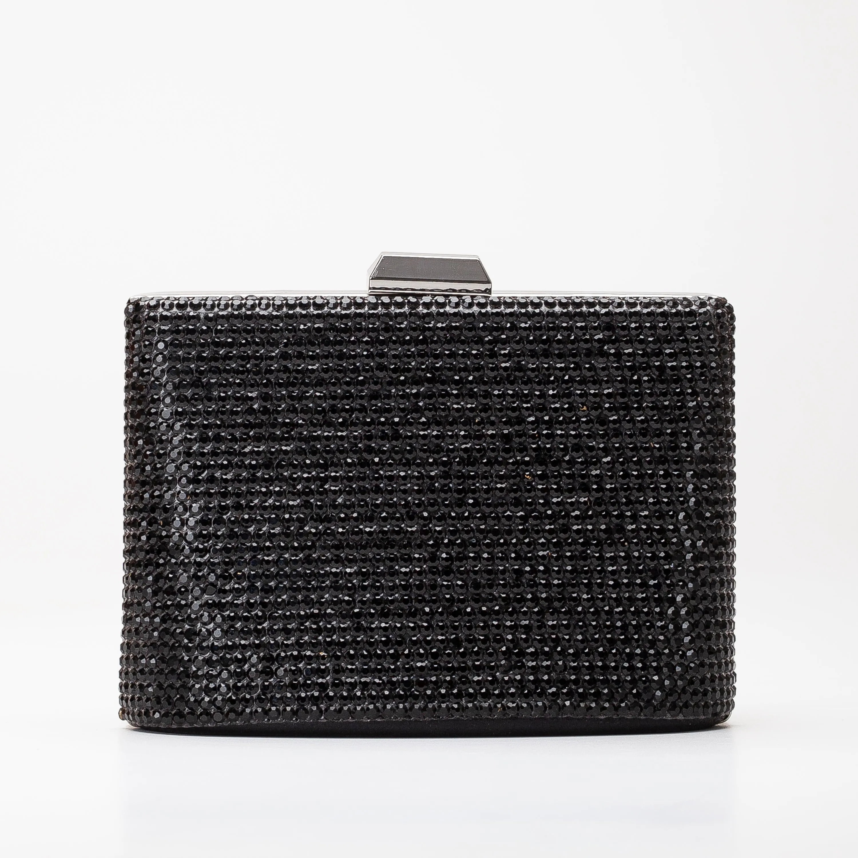 Marla - Black Glitter Evening Clutch