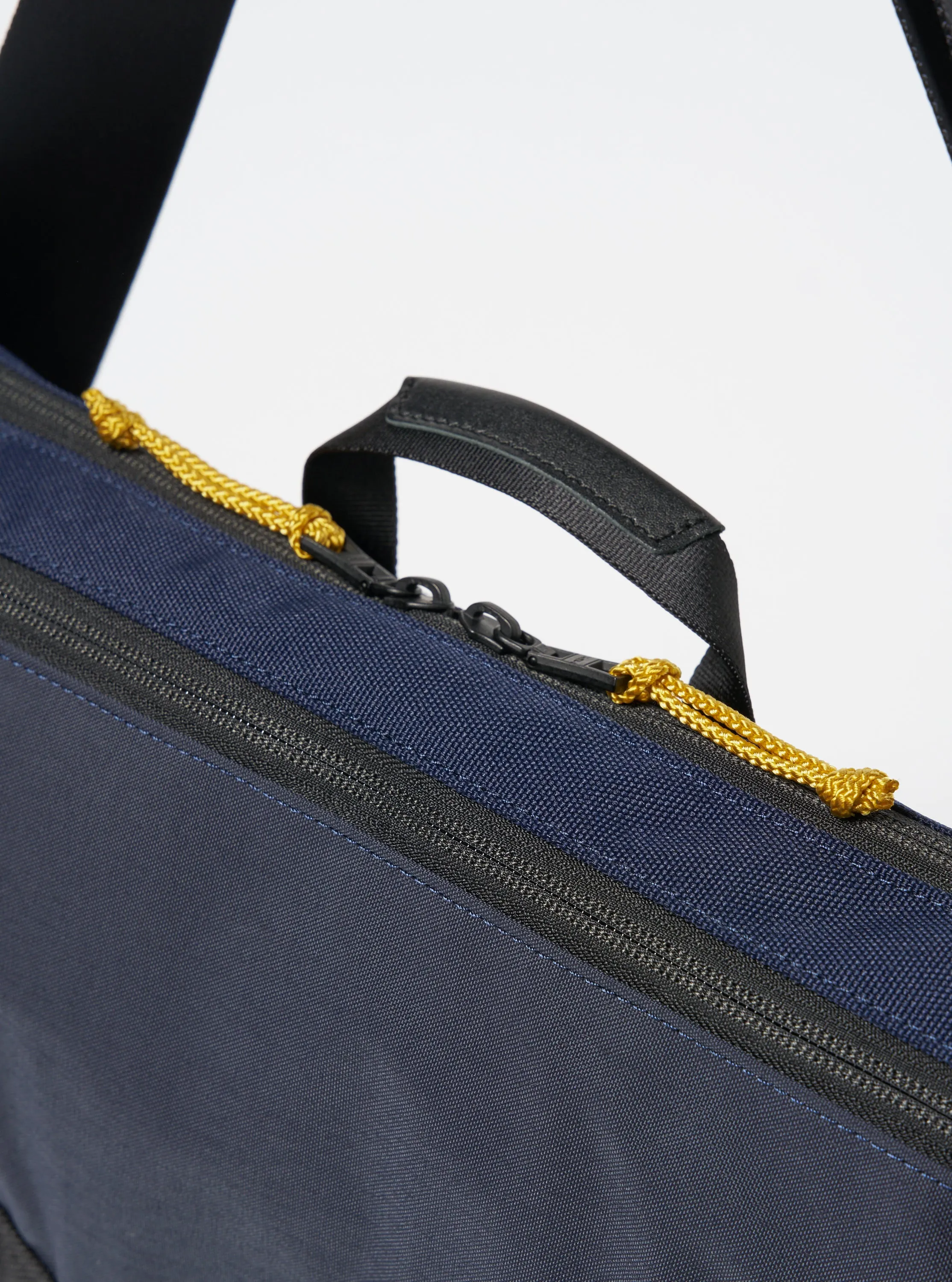 master-piece x Universal Works Courier Bag in Navy Recycled Tech Canvas