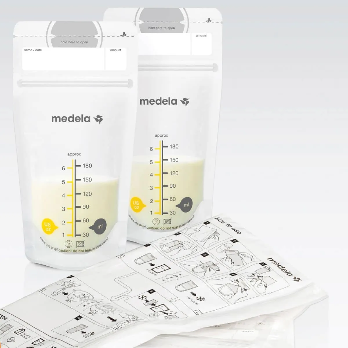 Medela Pump & Save Breastmilk Bags - 25pk