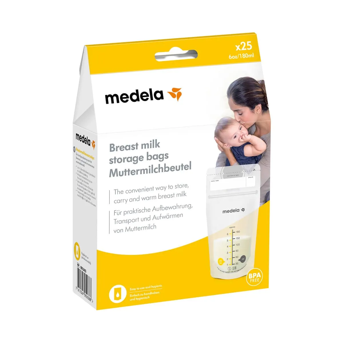 Medela Pump & Save Breastmilk Bags - 25pk