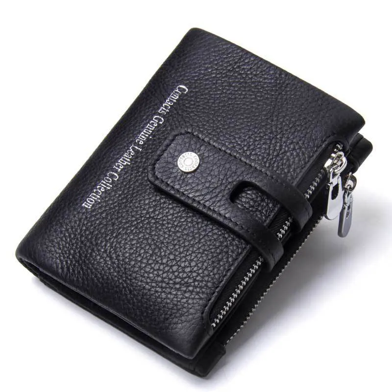 Men's Leather Bi-Fold Wallet