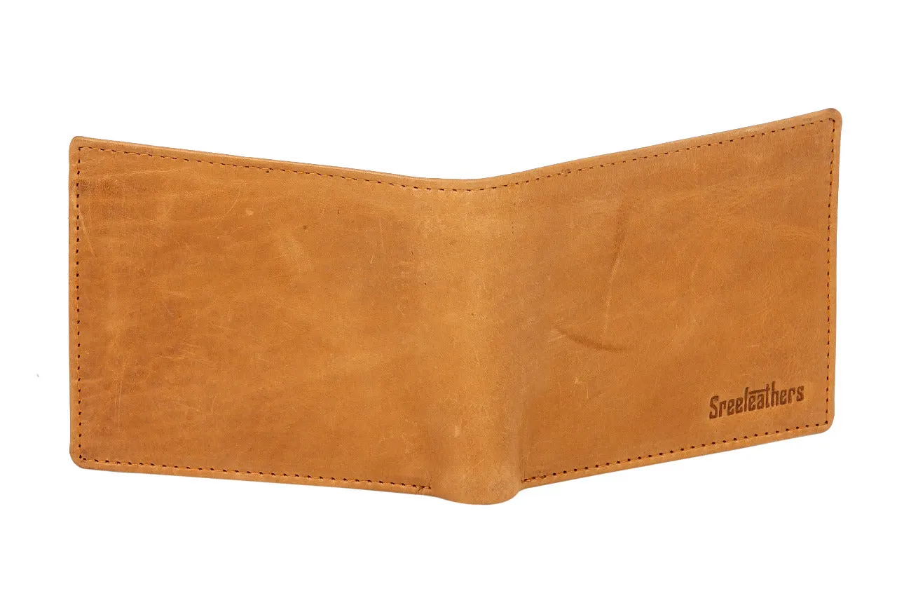 MENS LEATHER WALLET 95424 (CAMEL)