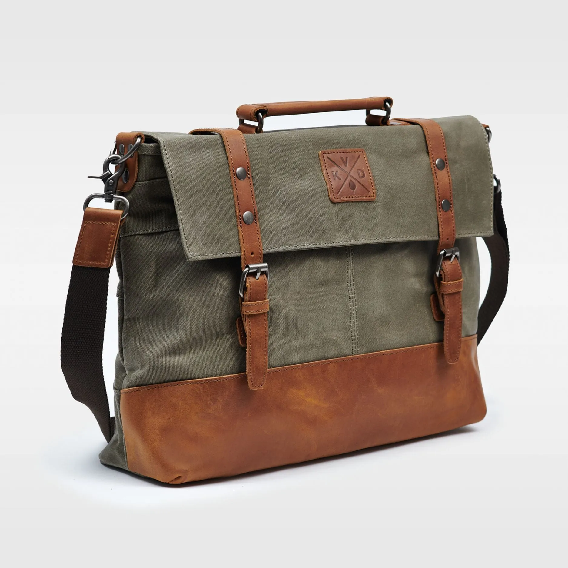 Mersey - Waxed Canvas Messenger Bag