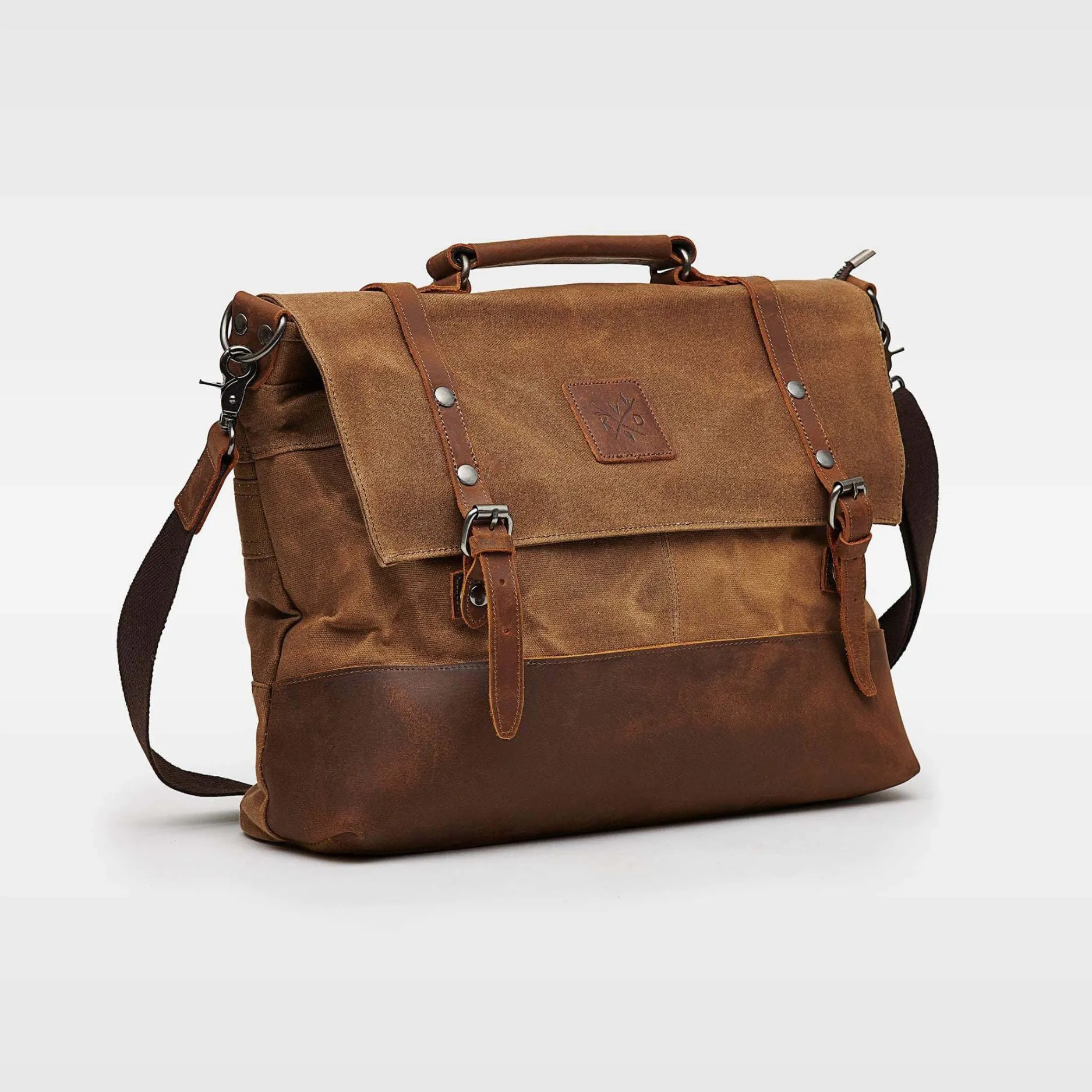 Mersey - Waxed Canvas Messenger Bag