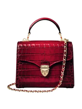 Midi Mayfair bag in red