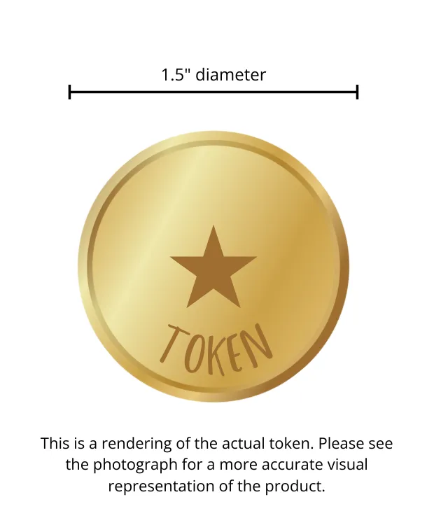 Morning Sex Sexy Time Token in Gold