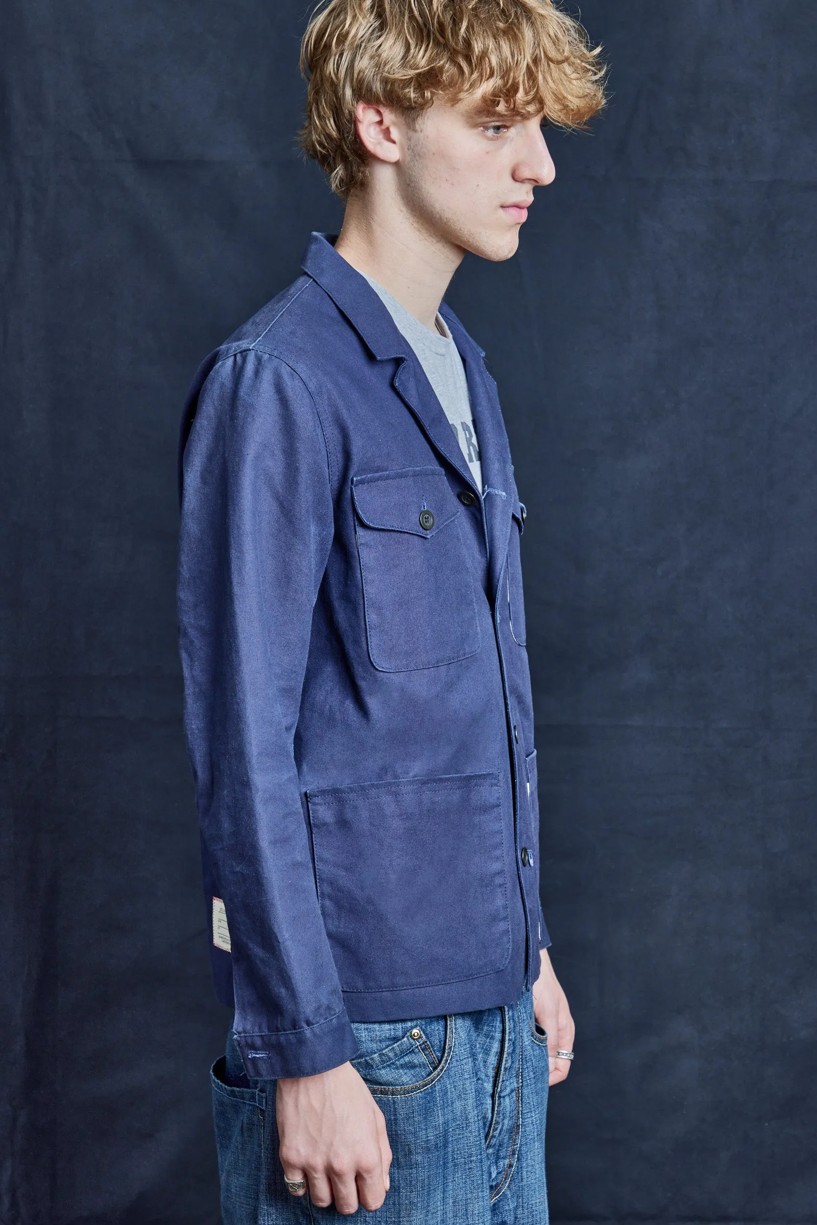 Navy Canvas Workshirt