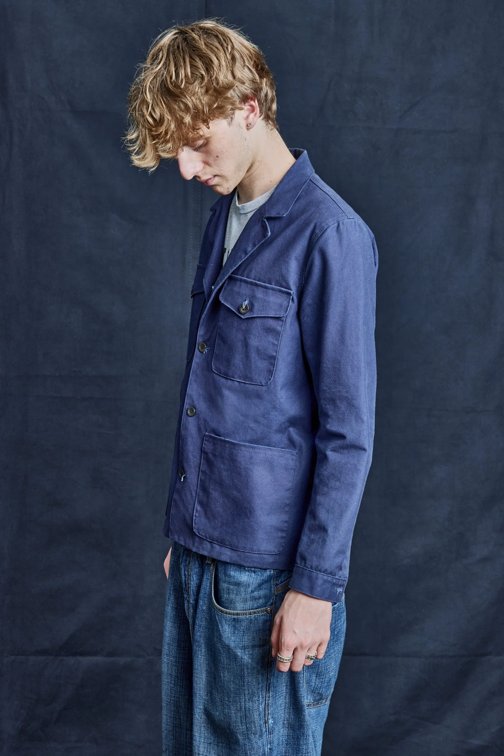 Navy Canvas Workshirt