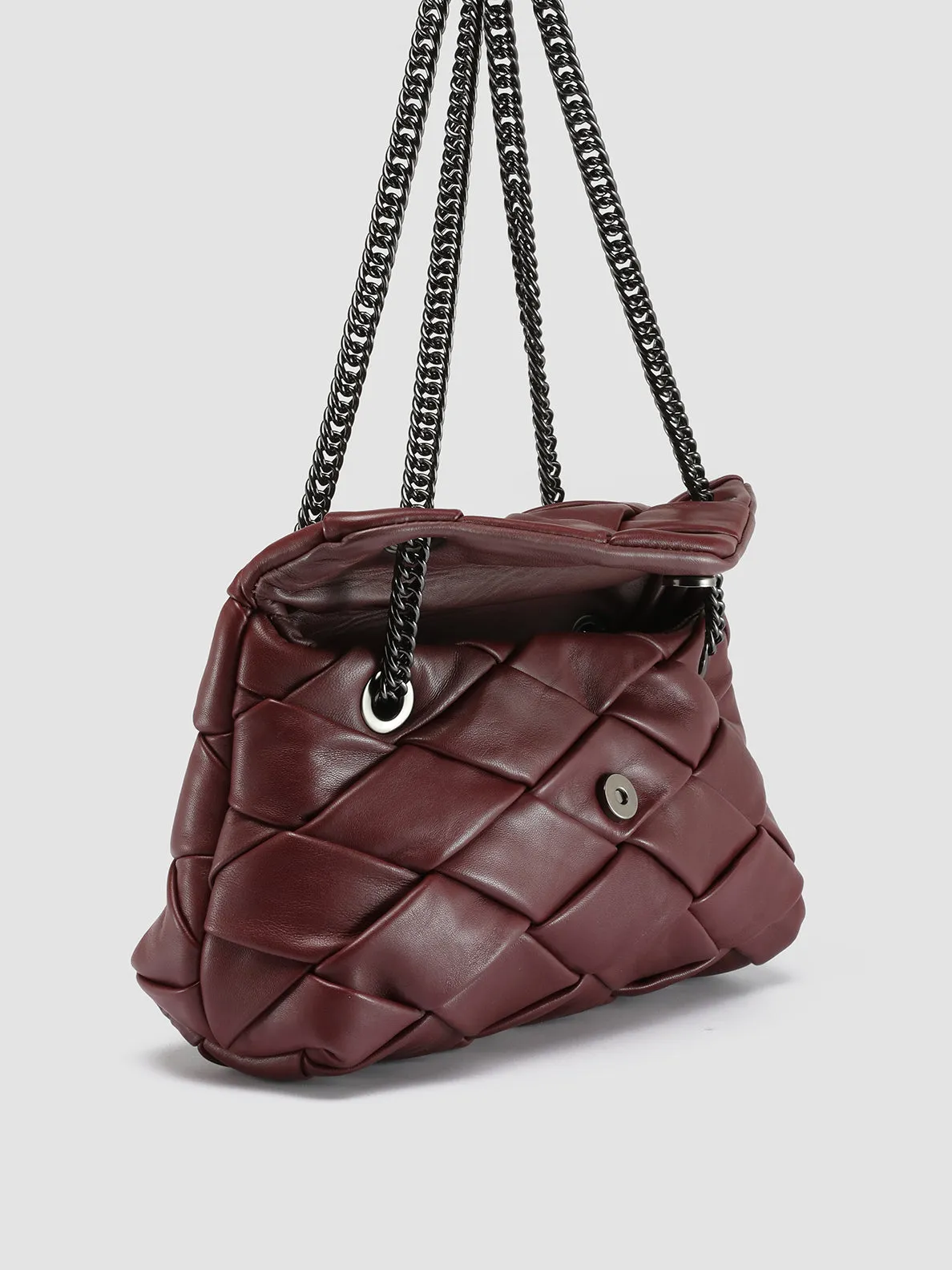 OC CLASS 060 Massive - Red Leather Shoulder Bag