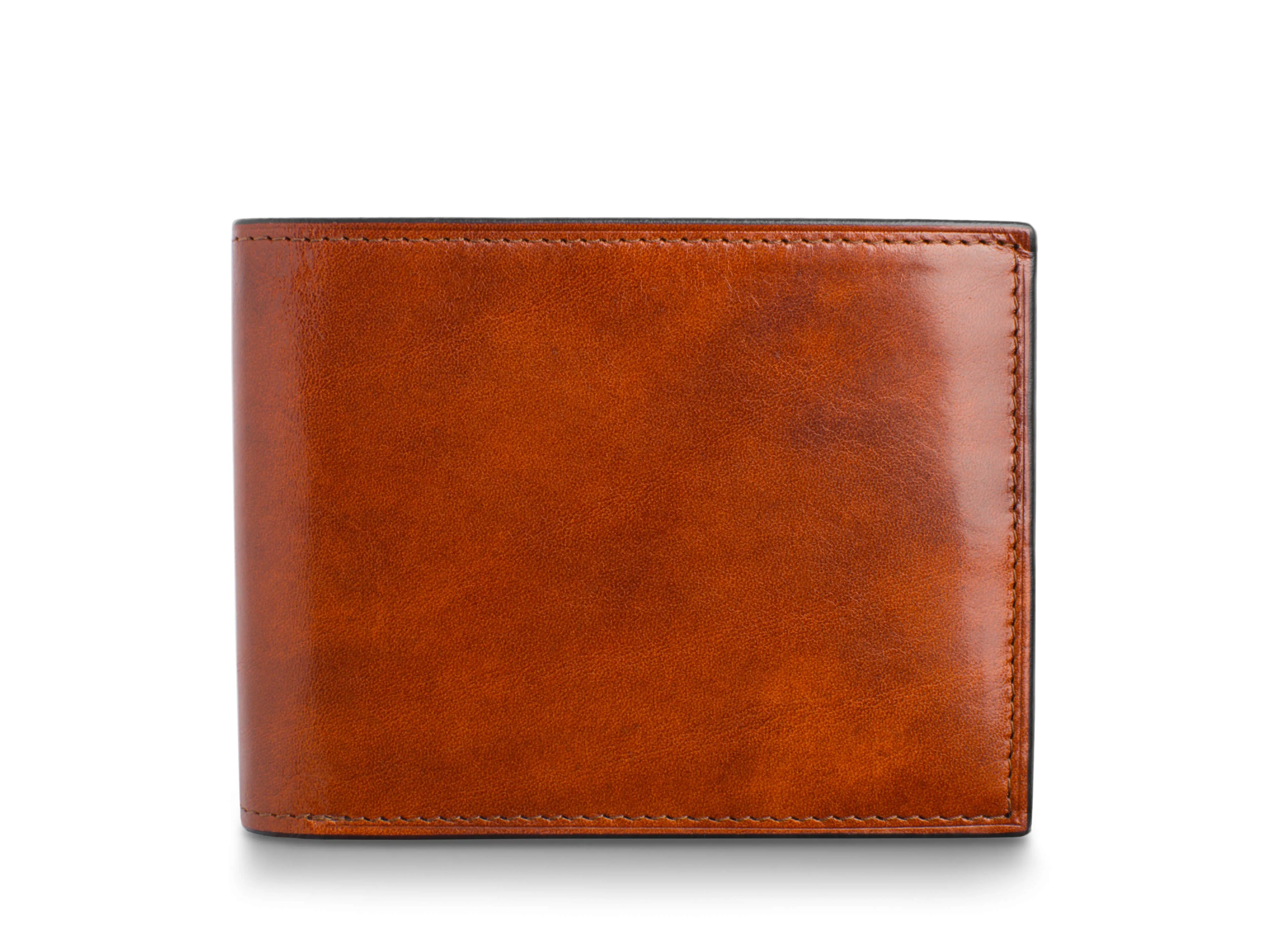 Old Leather Italia Bifold With Card / I.D. Flap