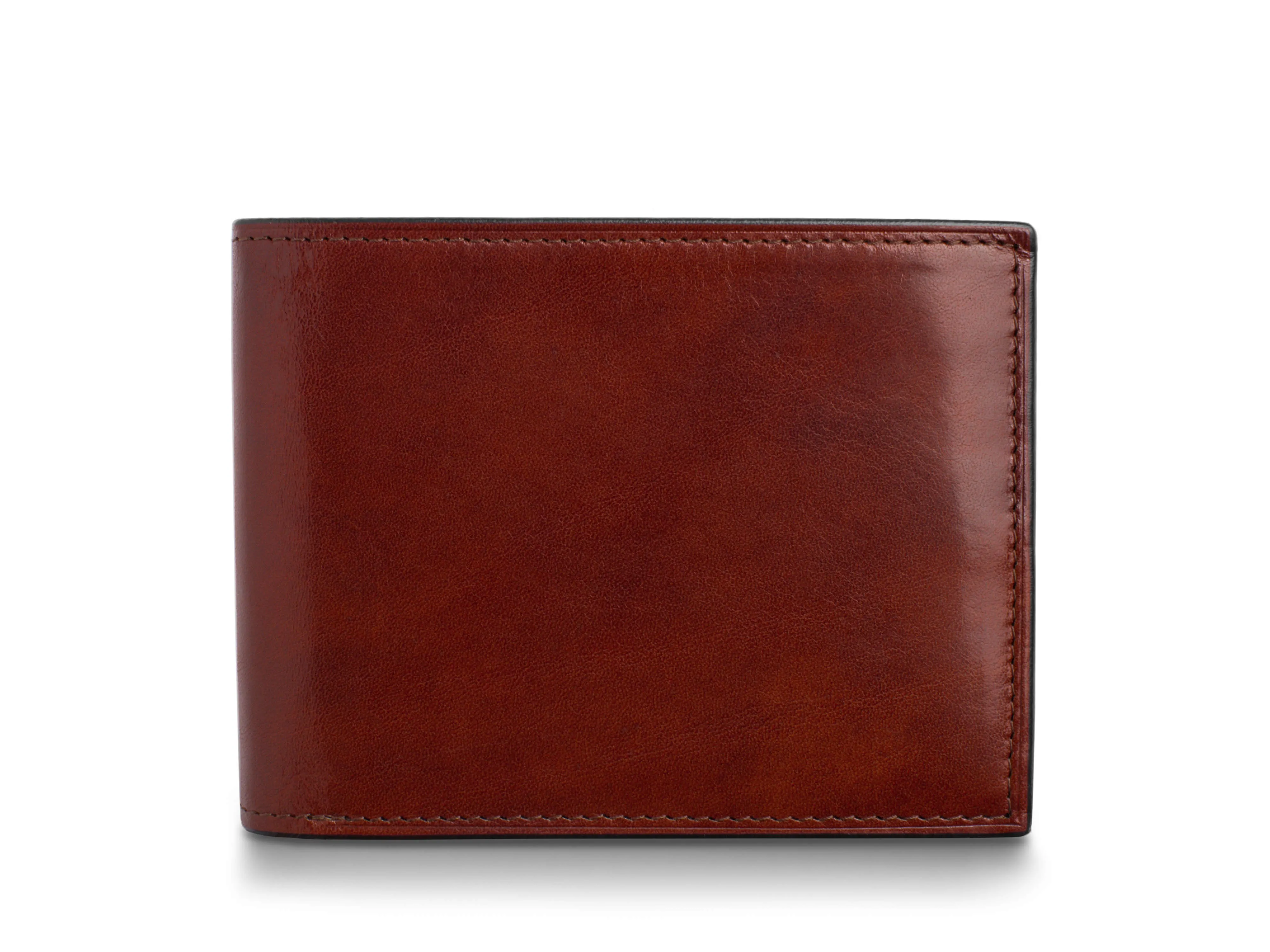 Old Leather Italia Bifold With Card / I.D. Flap