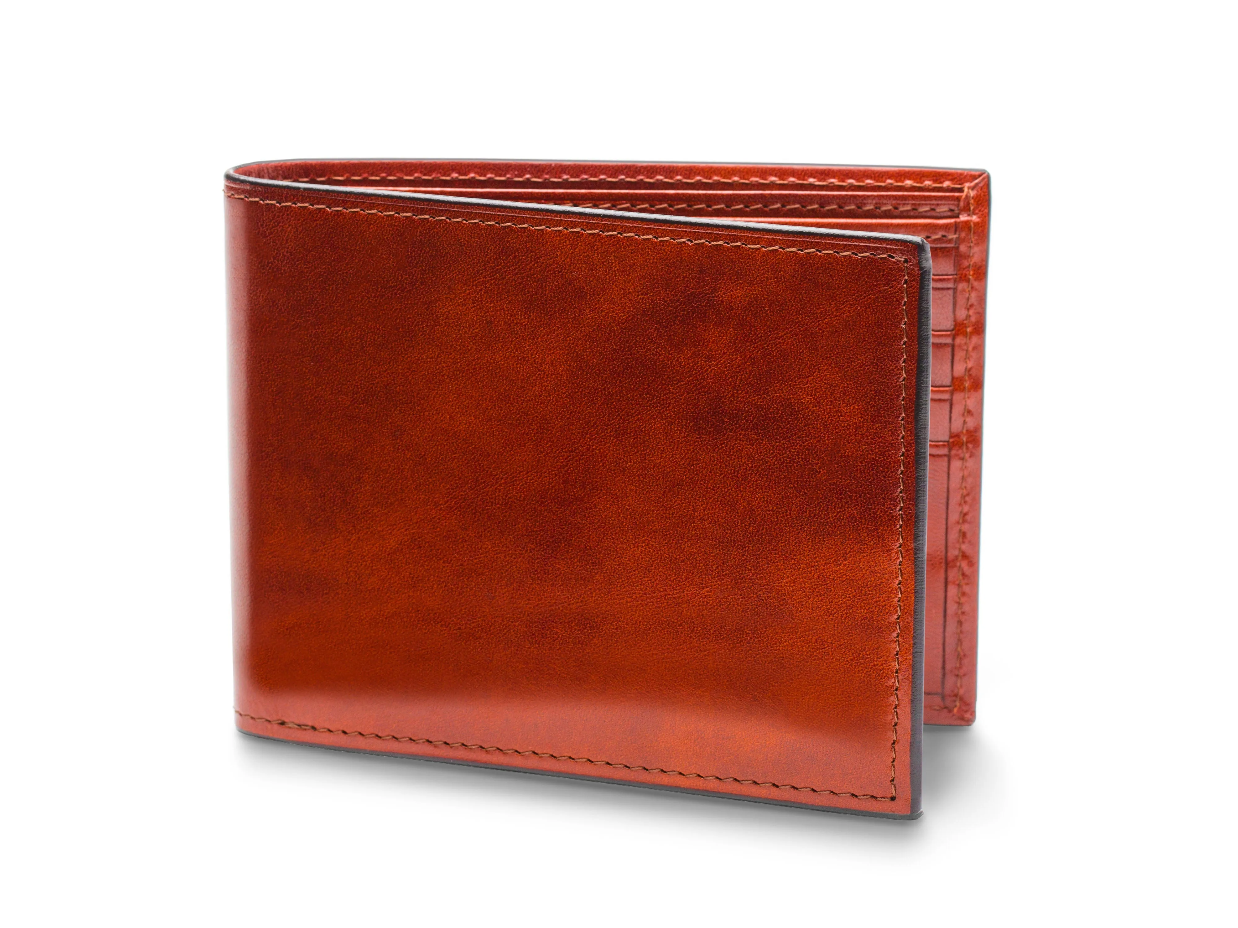 Old Leather Italia Bifold With Card / I.D. Flap