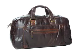 Oran Leather - Travel Bag - Brown