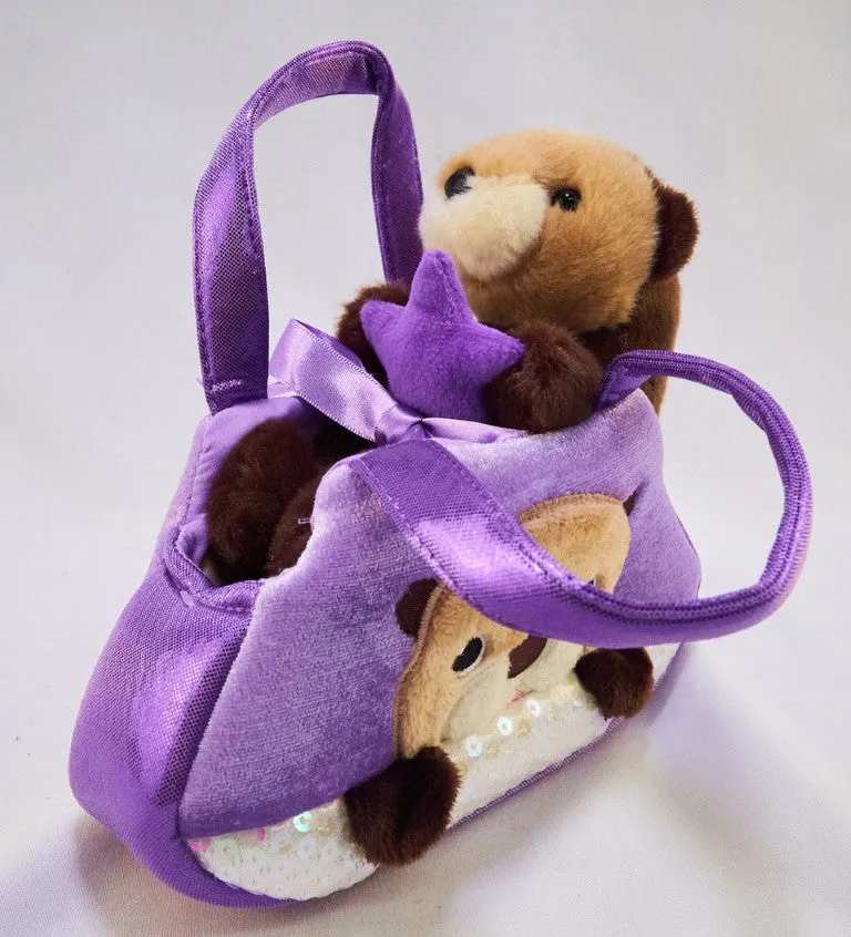 Otter Peek-a-Boo Plush Purse