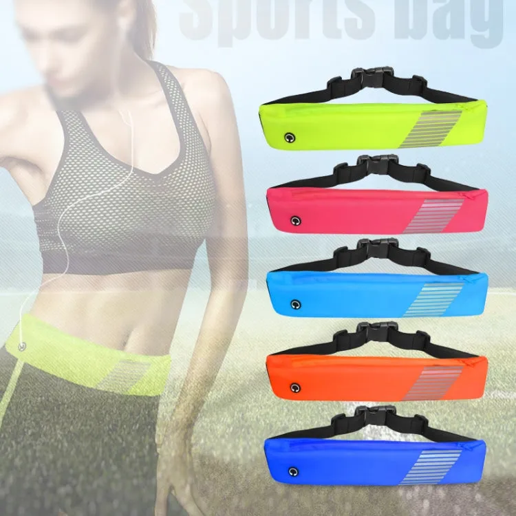 Outdoor Fitness Sports Waist Bag Multifunctional Running Invisible Close-Fitting Waist Bag(Fluorescent Green)