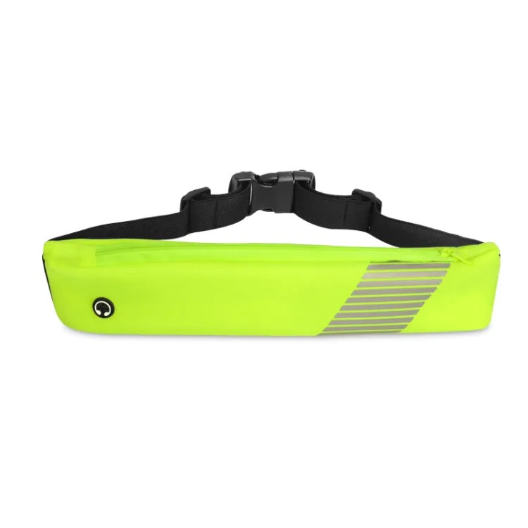 Outdoor Fitness Sports Waist Bag Multifunctional Running Invisible Close-Fitting Waist Bag(Fluorescent Green)