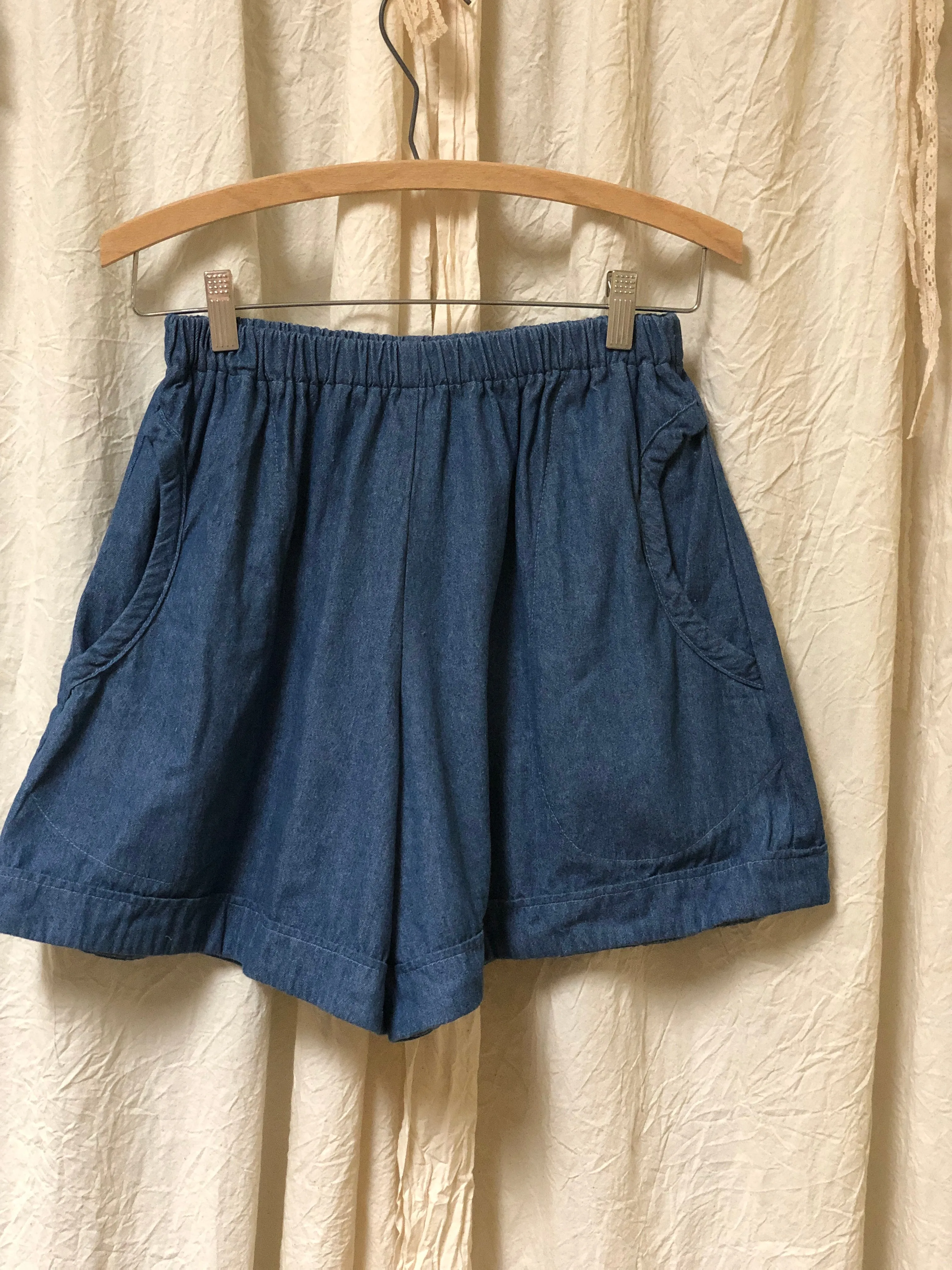 Paper Bag Short Denim