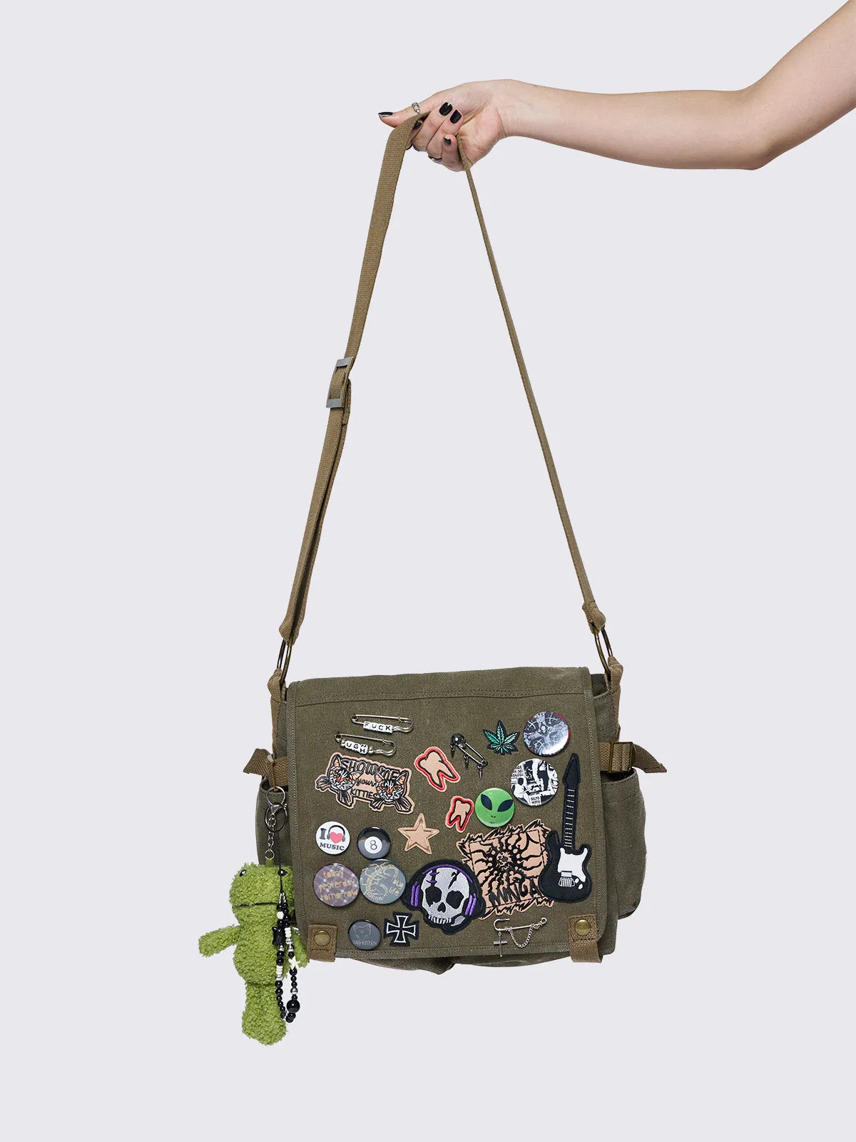 Patch Me Up Messenger Bag