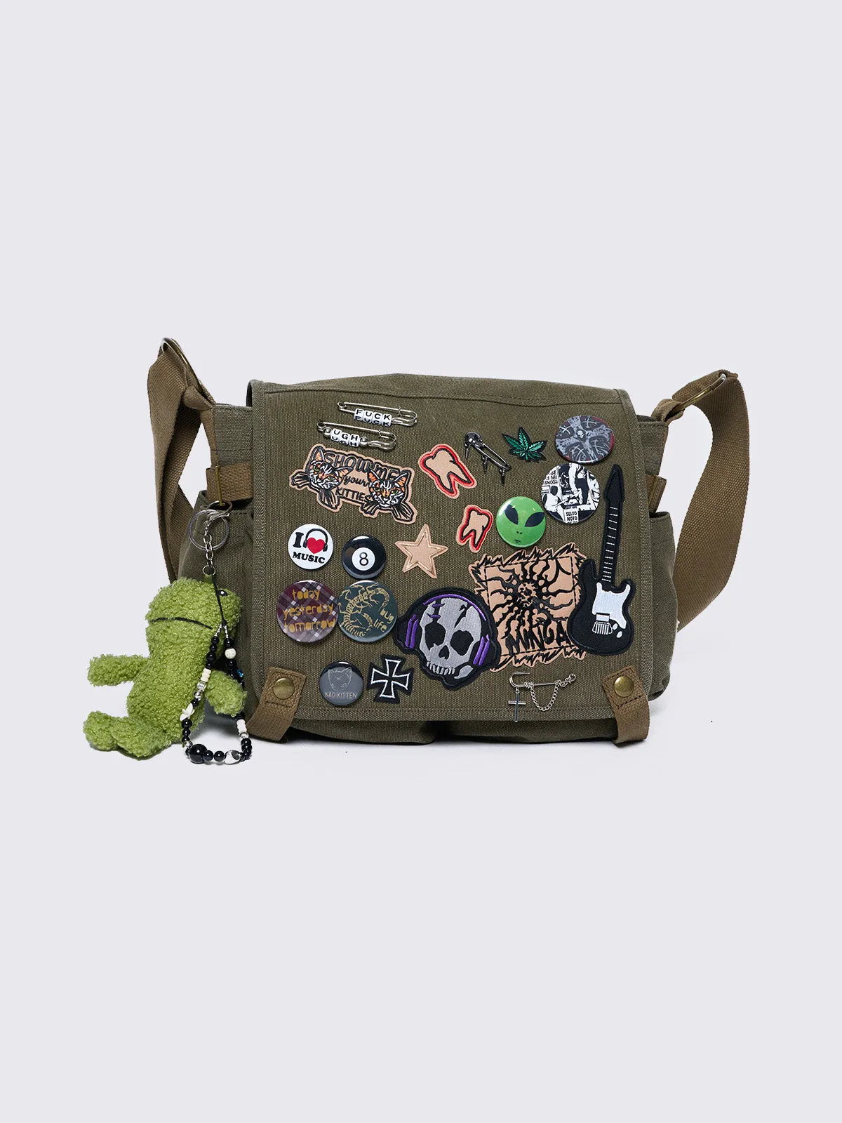 Patch Me Up Messenger Bag