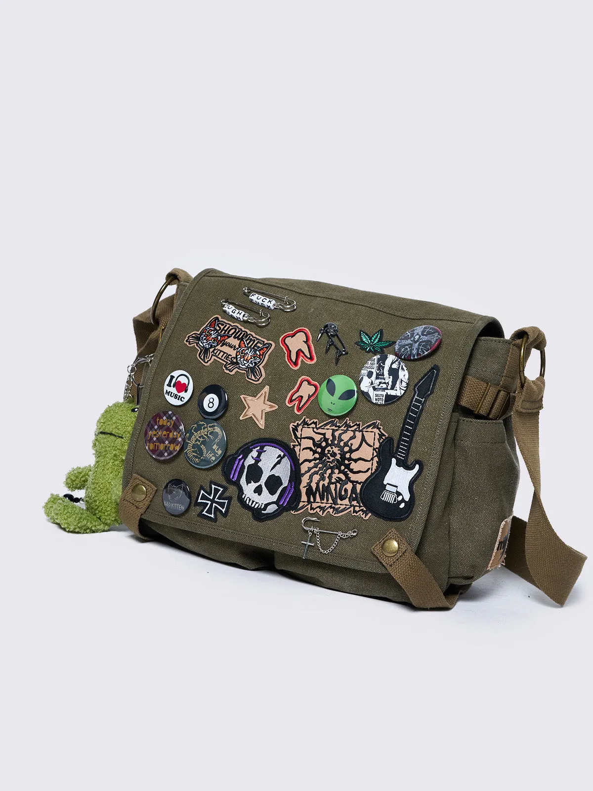 Patch Me Up Messenger Bag