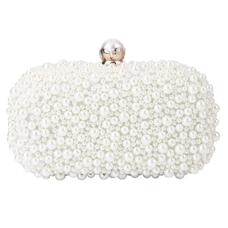 Pearl Dinner And Party Clutch Bag