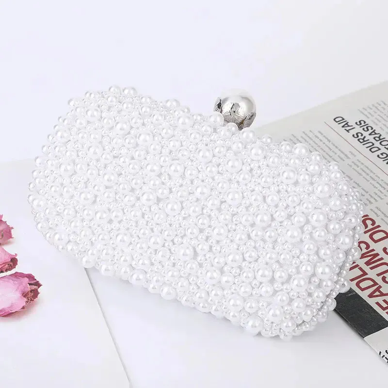 Pearl Dinner And Party Clutch Bag