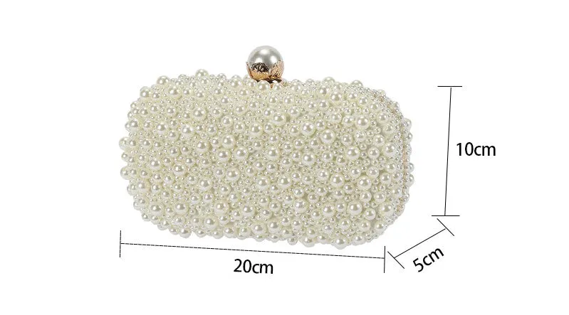 Pearl Dinner And Party Clutch Bag