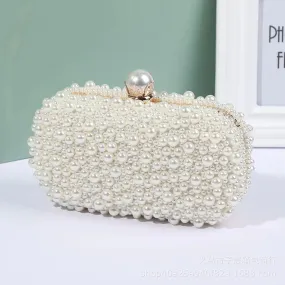 Pearl Dinner And Party Clutch Bag