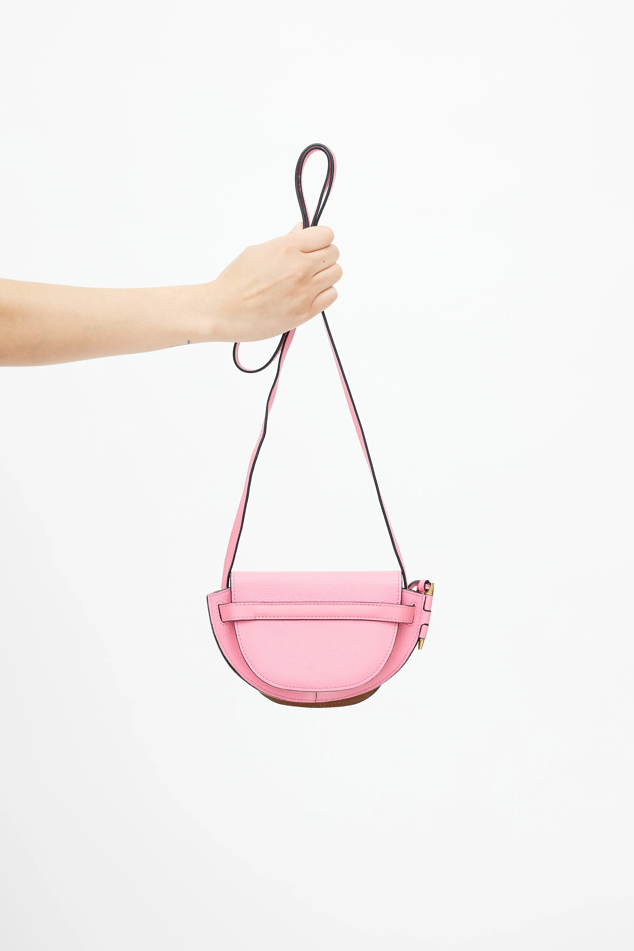 Pink Small Gate Crossbody Bag