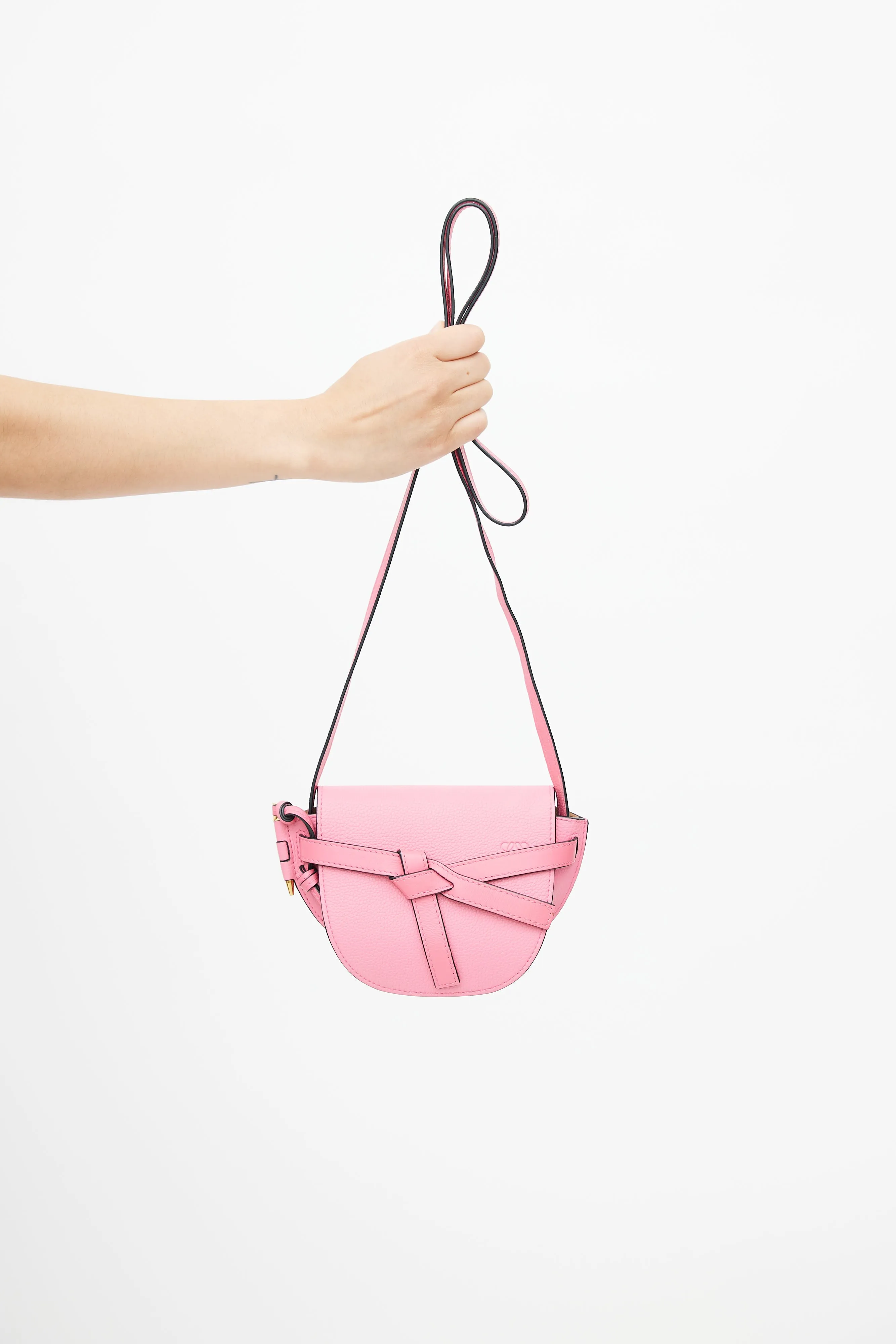 Pink Small Gate Crossbody Bag