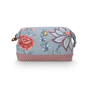 PIP Studio Flower Festival Light Blue Medium Cosmetic Purse