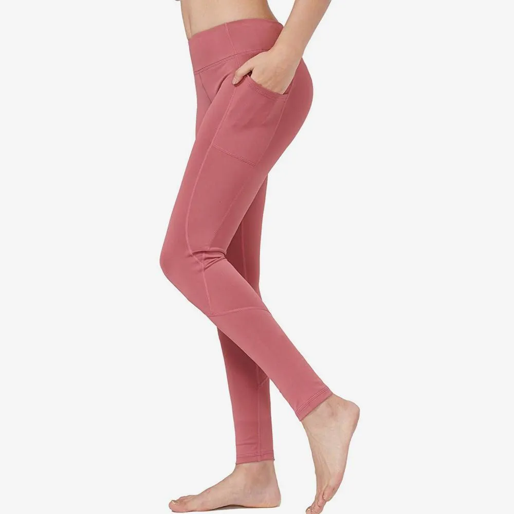 Pocket Yoga Pants - Light Pink