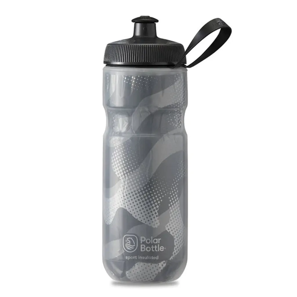 Polar Sport Insulated Contender Bottle - Charcoal/Silver