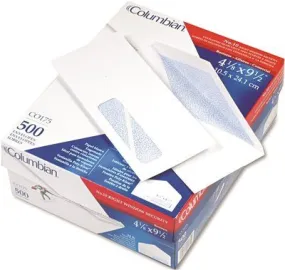 Poly-Klear Insurance Form Envelopes #10 White 500 Per Box