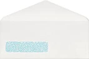 Poly-Klear Single Window Envelopes Privacy Tint #10 White 500/Box