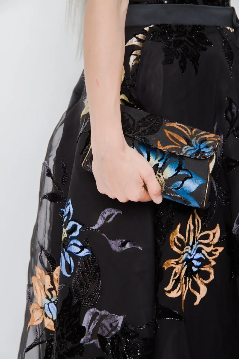 PRE 2015 FLORAL CLUTCH