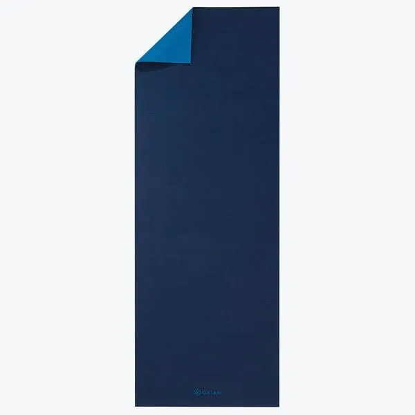 Premium Longer/Wider 2-Color Yoga Mats (6mm)