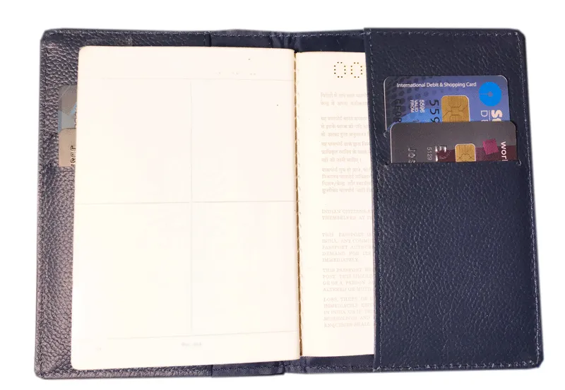 Premium Quality Passport/CDC/COC Holder-Dark Blue