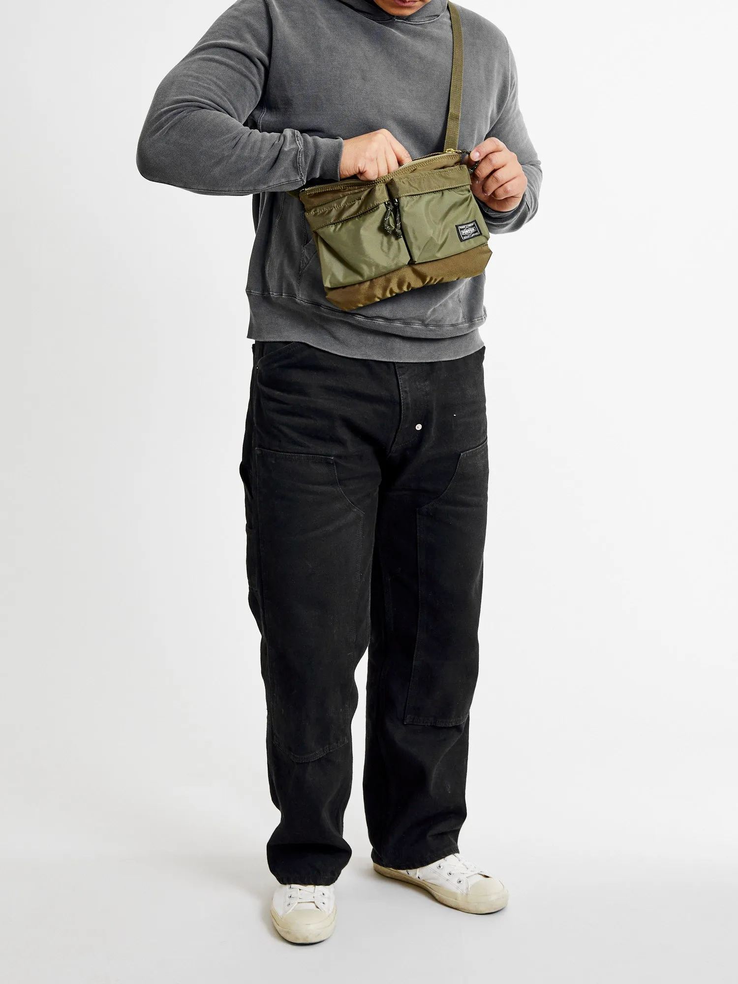 "Force" Shoulder Bag in Olive Drab