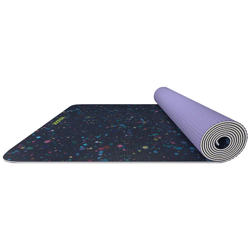 RDX D1 Iris 6mm PVC Yoga Mat Midnight Lotus