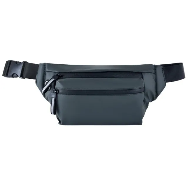 Reflective Zipper Waist Bag