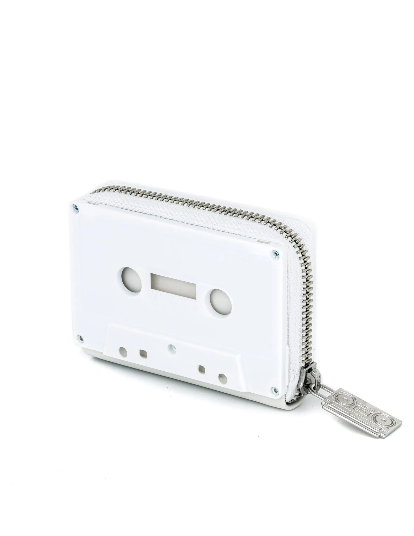 Retro Cassette Wallet | White Mattte