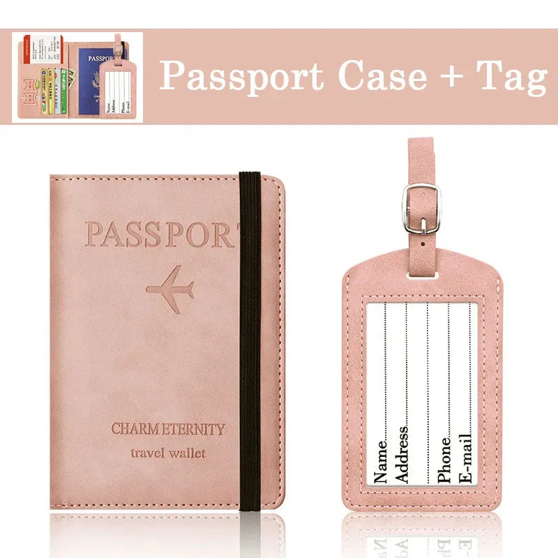 RFID Blocking Travel Passport Holder Cover Case and Credit Card Holder