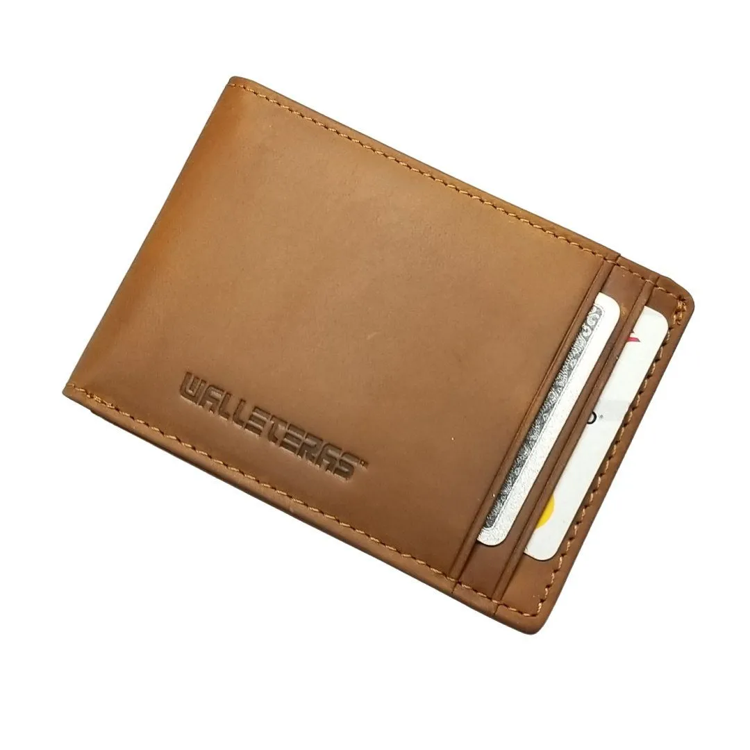 RFID High Capacity Bifold in Crazy Horse Leather - Preferet