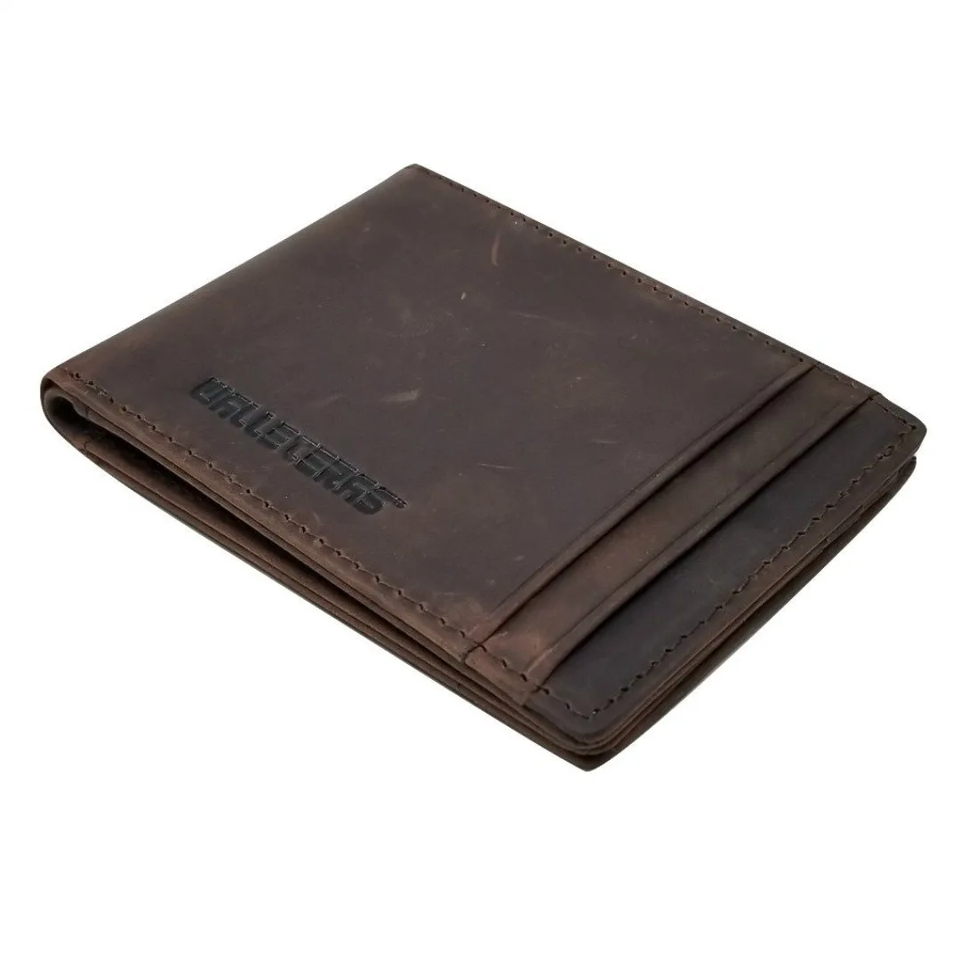 RFID High Capacity Bifold in Crazy Horse Leather - Preferet