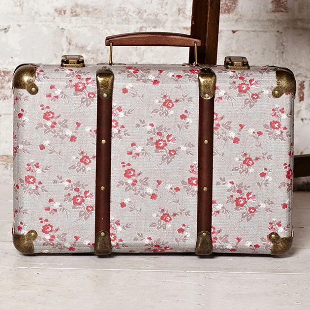 RJB Stone Vintage Floral Suitcase - Florence